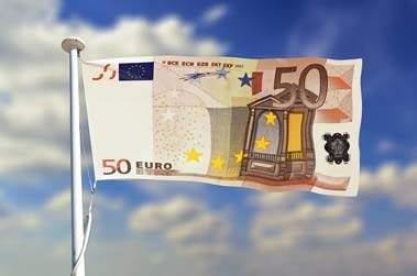 Drapeau billet de cinquante euros