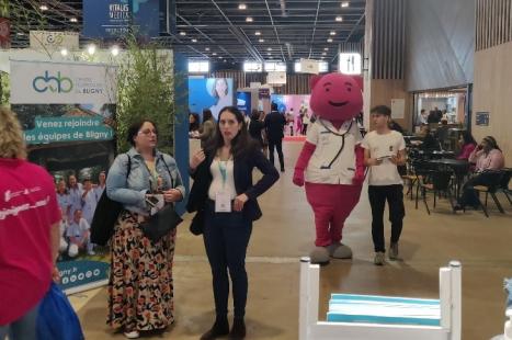 salon infirmier, santexpo, foule, porte de versailles